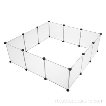 PET PLAYPEN Портативный пластиковый двор забора животных